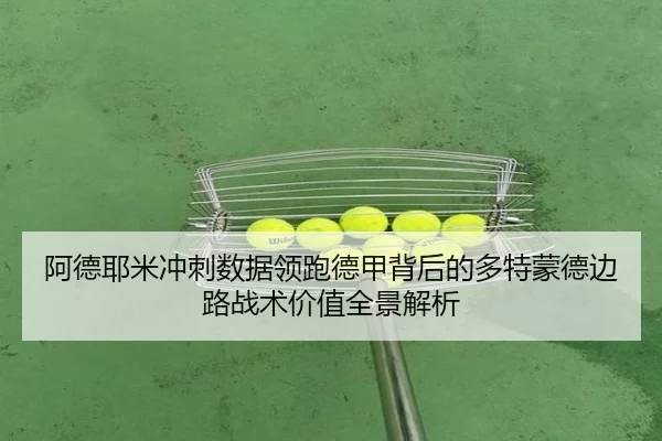 阿德耶米冲刺数据领跑德甲背后的多特蒙德边路战术价值全景解析